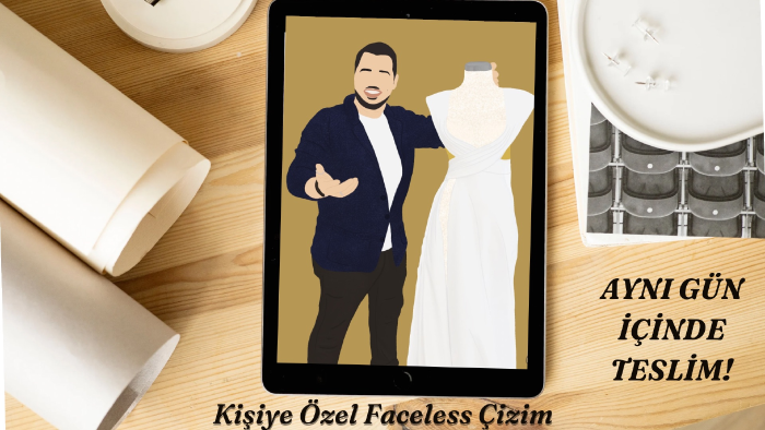 sizin için faceless çizimler yapabilirim