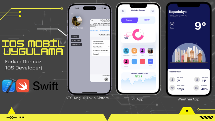 profesyonel olarak ios mobil uygulama geliştiriyorum