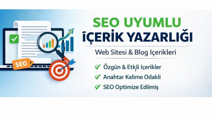 SEO uyumlu web sitesi ve blog içerikleri yazarım
