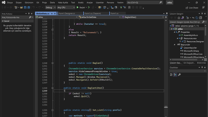 c# ile size özel uygulama yazabilirim