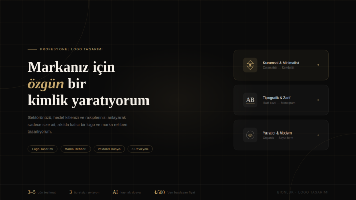 markanıza sessiz mimarlık yapıyorum