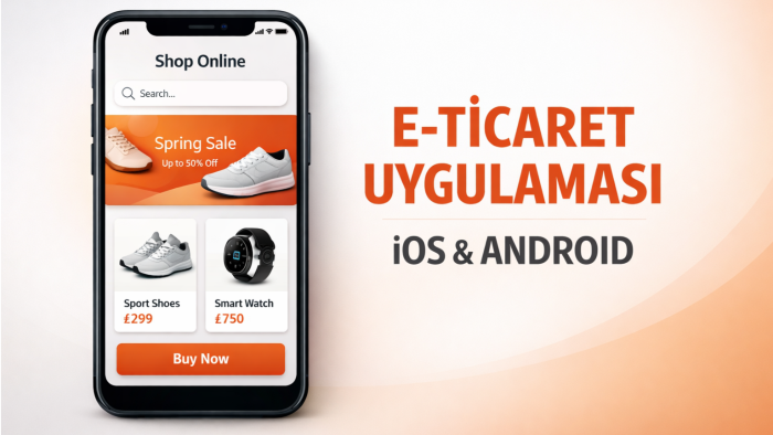 eticaret mobil uygulamalarınızı profesyonelce geliştiriyorum
