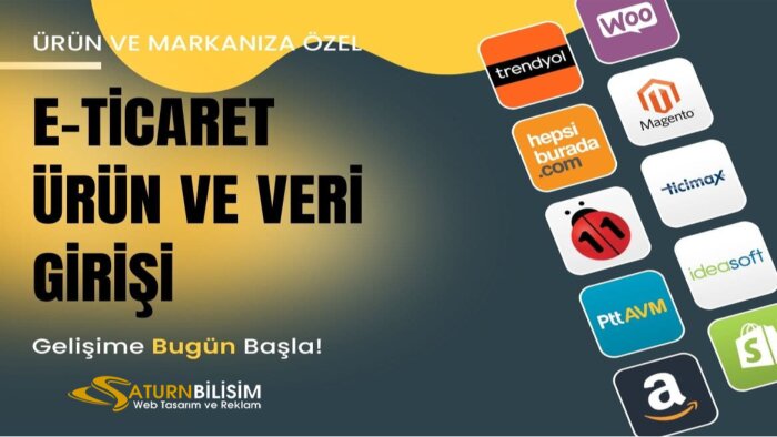 e-ticaret ve pazaryerleri için ürün veri girişlerini yaparım