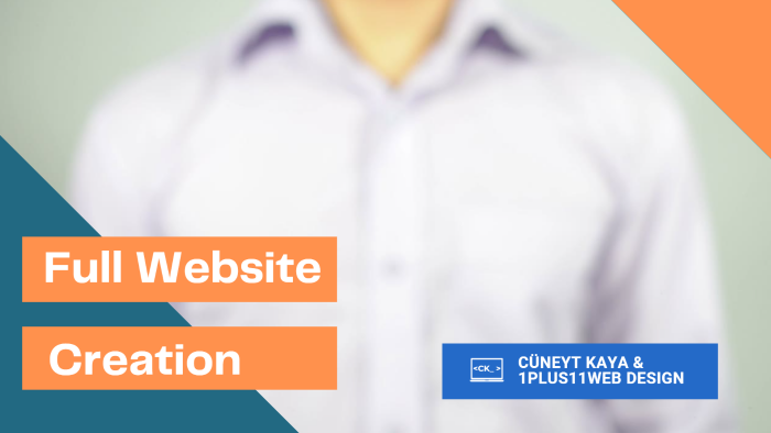 anahtar teslim kurumsal web sitenizi kuruyorum