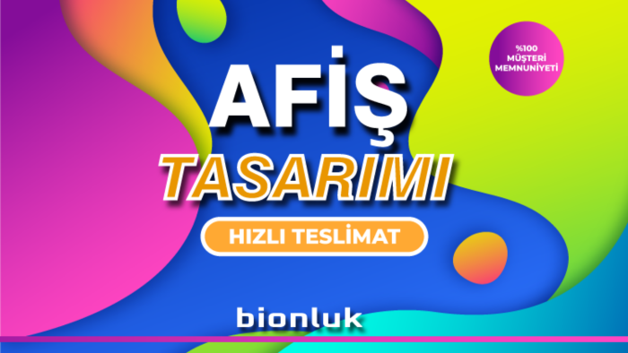 afiş ve broşür tasarımı yaparım
