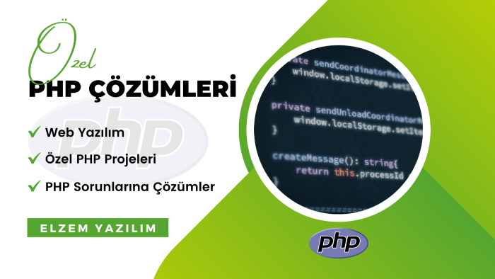php ile ilgili sorunlarınızı çözebilirim