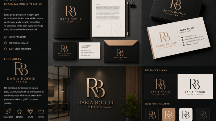 premium logo ve kurumsal kimlik tasarımı hazırlamaktayım