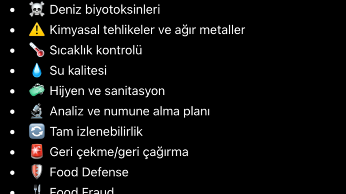 gıda danışmanlığı yaparım