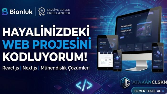 mühendislik disipliniyle profesyonel modern siteler kodlarım