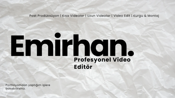 profesyonel reklam videosu yaparım