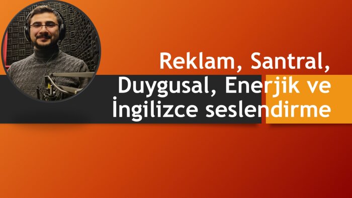 seslendirme hizmeti veriyorum