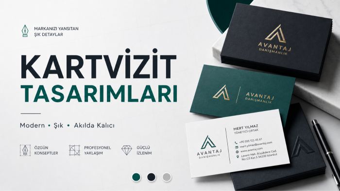 sizin için akılda kalıcı kartvizit tasarımı yapabilirim
