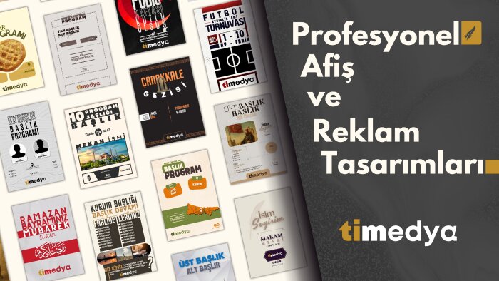 dikkat çekici ve profesyonel afiş tasarımları yaparım