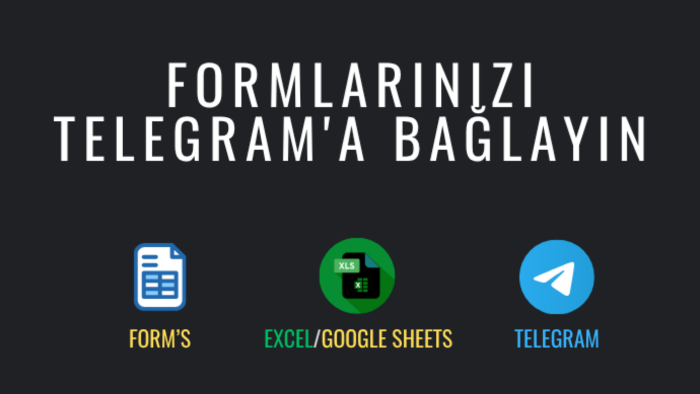 müşteri formlarınızı Telegram ve Excel'e bağlarım