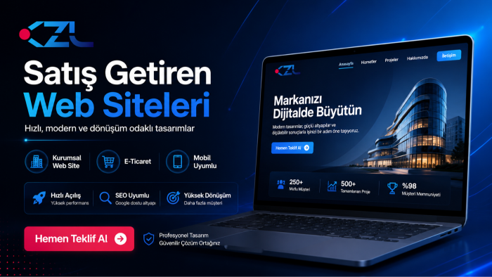 Profesyonel ve satış odaklı web sitesi yaparım