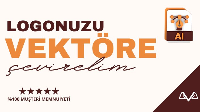 logonuzu vektör logoya dönüştürürüm