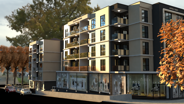 3D mimari modelleme yapıyorum