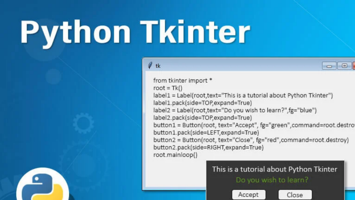 Python ile uygulama geliştirebilirim