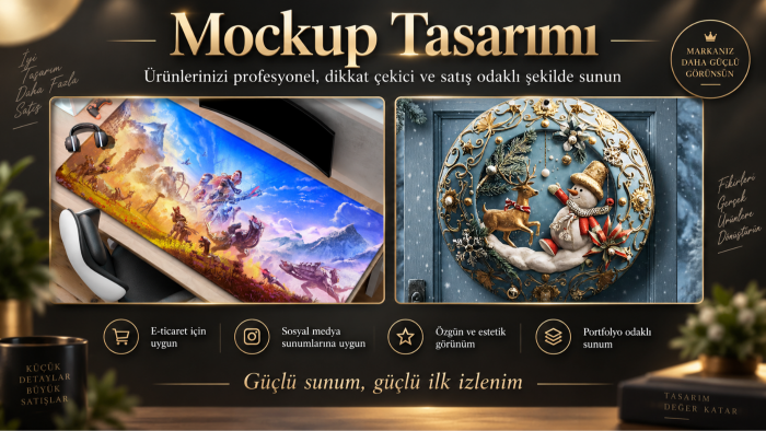 sadece size özel sıfırdan tasarım mockup yapabilirim