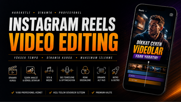 hareketli dinamik instagram reels videolarınızı kurgularım