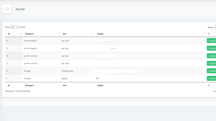 Shopify Yiçi kargo Modülünü kurabilirim