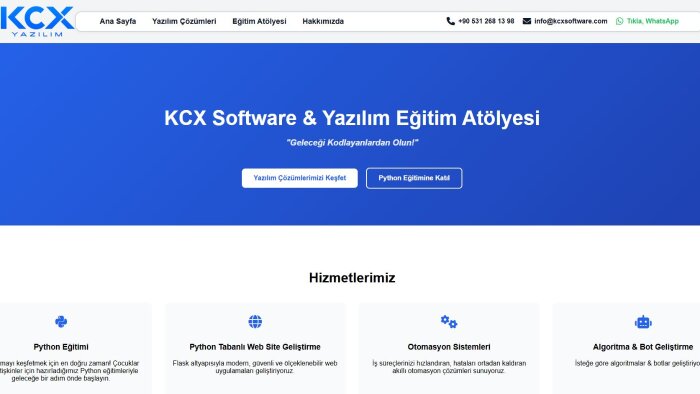 python ve flask ile size özel web sitesi geliştirebilirim
