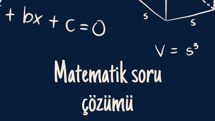 matematik soruları çözmenize yardımcı olabilirim