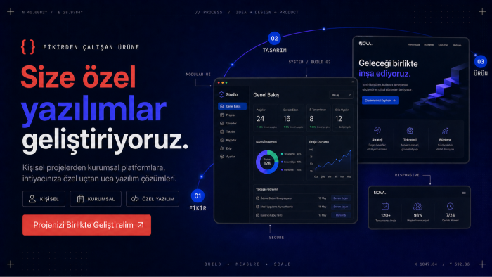 sizin için kişisel veya kurumsal siteler kodlayabilirim
