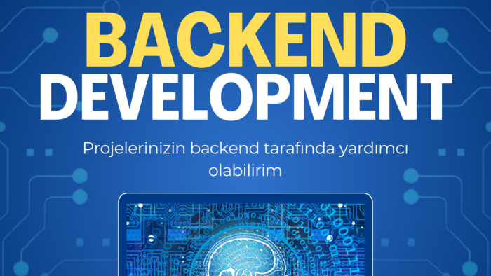 C# dilinde backend yazılımı yaparım