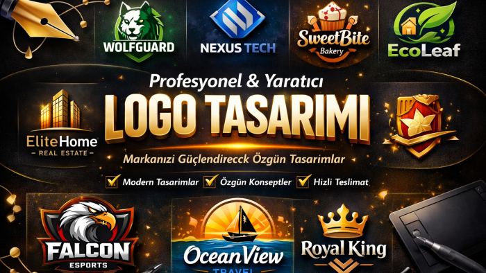  profesyonel logo tasarımı yapabilirim