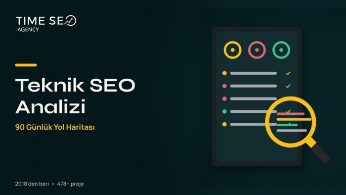 teknik SEO analizi ve 90 günlük yol haritası çıkarırım