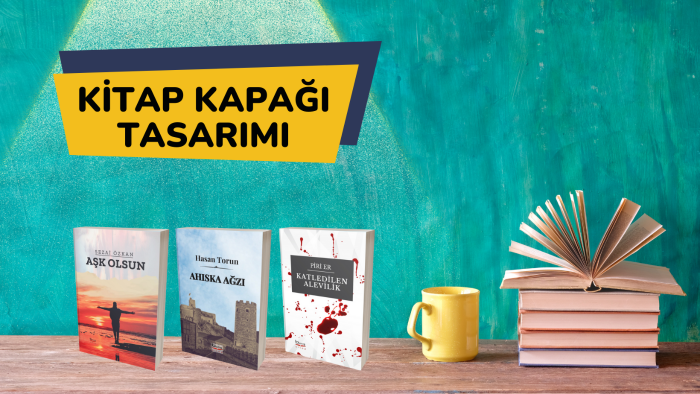 dikkat çeken kitap kapağı tasarımları yaparım