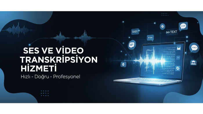 sesleri ve videoları transkribe edebilirim