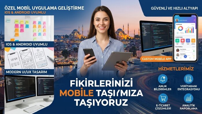 şirketinize özel mobil uygulama geliştiririm