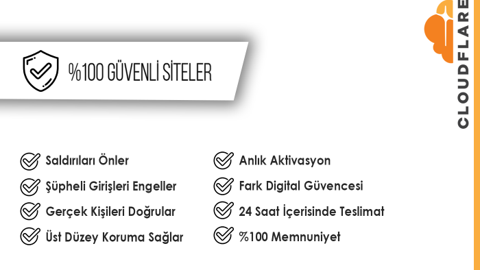 sitenizin güvenliğini Cloudflare ile sağlarım