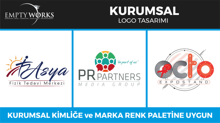 marka kimliğinize uygun kurumsal logo hazırlayabilirim