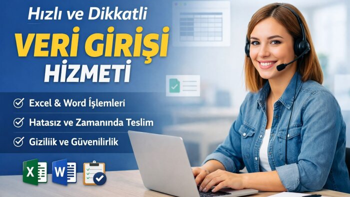 veri ve ürün girişi yapıyorum