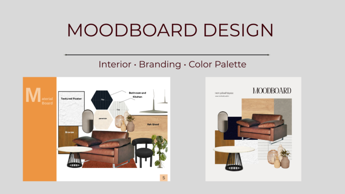 minimal ve profesyonel moodboard tasarımı yapabilirim