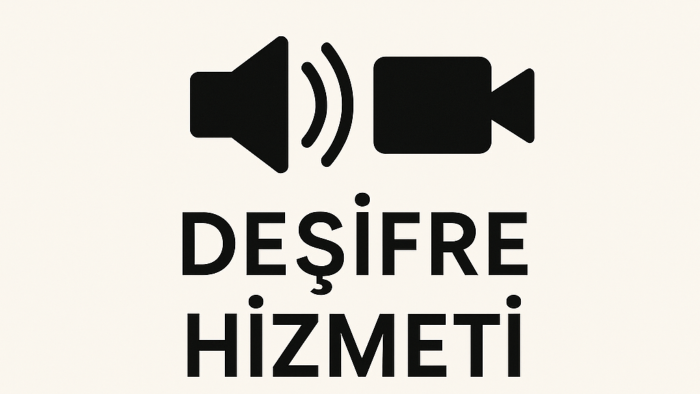 ses ve video kayıtlarını yazıya dökerim