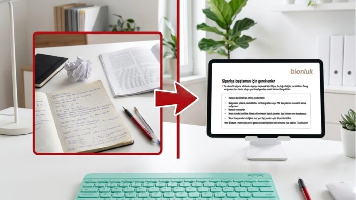 fotoğraf veya PDF metinlerini hatasız Word'e aktarırım