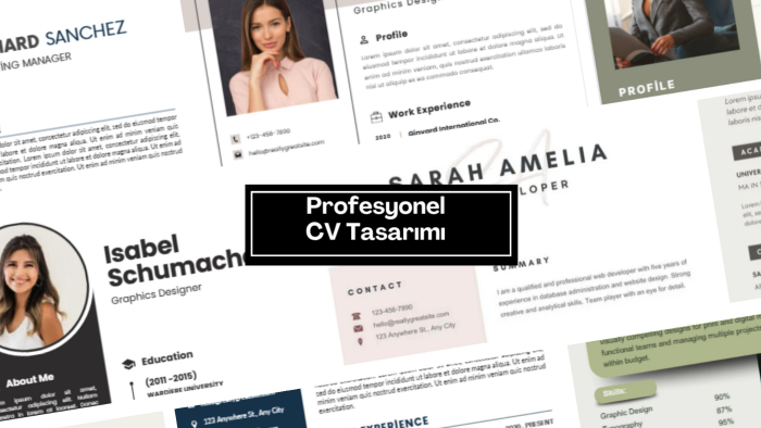 profesyonel CV hazırlarım