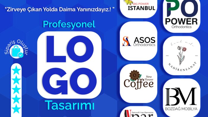 markanızı zirveye taşıyacak logo tasarımları yaparım