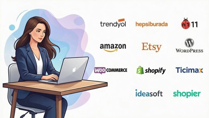 E-ticaret siteleri için ürün girişi ve ürün yükleme yaparım