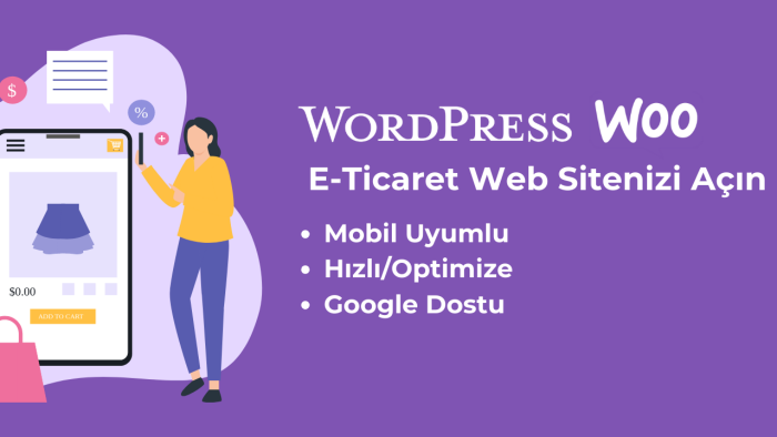 WordPress ve WooCommerce e-ticaret sitenizi hazırlayabilirim