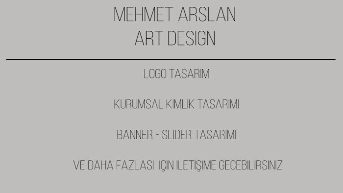 aklınızdaki tasarımı yapabilirim