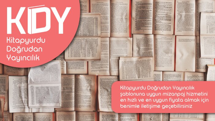 kitapyurdu doğrudan yayıncılık kitap tasarımlarınızı yaparım
