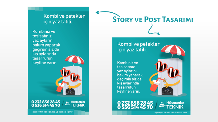 sosyal medyanız için story ve post tasarlayabilirim
