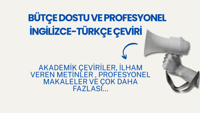 her türlü İngilizce-Türkçe metin çevirilerinizi yapabilirim