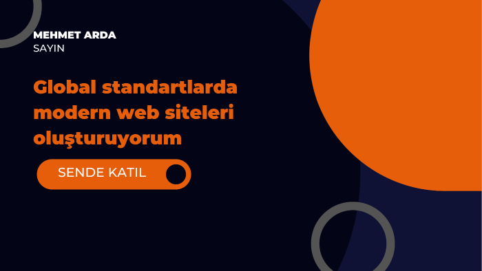 profesyonel ve şık web siteleri tasarlıyorum