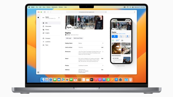 işletmenizi Apple işletmeye ve Apple Haritalara eklerim